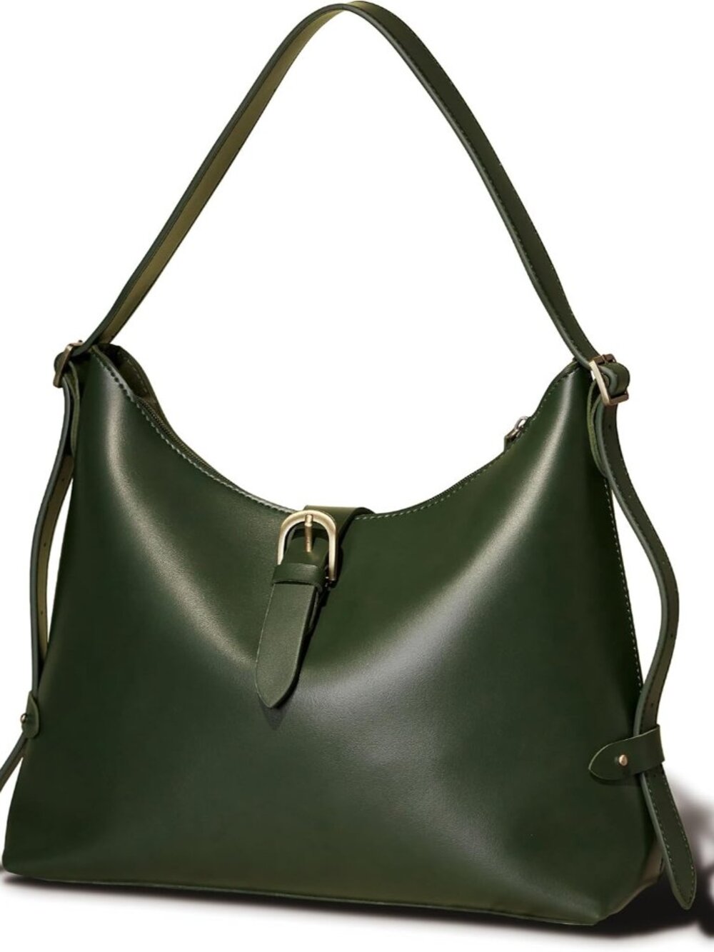 Vintage Vegan Leather Hobo Bag For Women Purse Crossbody Satchel Under Arm Lady
